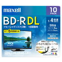 BRV50WPE.10S マクセル 4倍速対応BD-R DL 10枚パック 50GB ホワイトプリンタブル