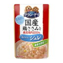 グラン・デリ 鶏ささみ パウチ ジュレ 成犬用 緑黄色野菜入り 80g ユニ・チャーム GDGパウチジユレヤ80G