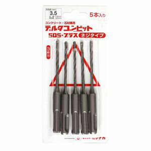 ミヤナガ デルタゴンビット SDSプラスネジタイプ 4.3×116mm(5本) DLSDS43JP5