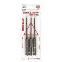 DLSDS34JP3 ミヤナガ デルタゴンビット SDSプラスネジタイプ 3.4×116mm(3本)(4)