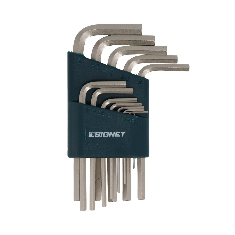 SIGNET ホルダー付六角棒レンチ13本セット (0.7-6mm) 35064 シグネット