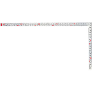 【返品種別B】□「返品種別」について詳しくはこちら□※本製品には通電性があります。感電に注意して下さい。◆コーナー部が、厚くないのでけがきがしやすいです。◆大きく鮮明な目盛数字採用です。◆TIG溶接により強度がアップしました。◆厚手広幅 鉄工用曲尺です。■　仕　様　■長辺(約)：520mm短辺(約)：265mm幅(約)：20mm厚さ(約)：2mm目盛仕様：表面 センチ目2段50cm 裏面 センチ目2段50cm長さの許容差：センチ目±0.2mm、尺相当目盛±0.4mm直角度100mmで±0.1mmを超えない内外基点ネームスペース付本体：ステンレス[KAHM5タジマ]TJMデザインアウトドア＞DIY・工具＞測定・計測用品＞測定工具