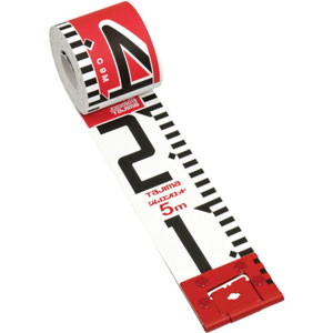 TJMデザイン シムロンロッド長さ10m 裏面仕様20cm 赤白/紙函 SYR-10P タジマ