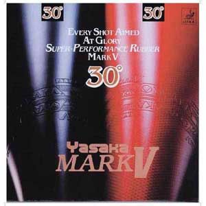 ヤサカ 卓球ラバー マークV 30°（クロ・薄） YSK-B63-90-U YaSaKa