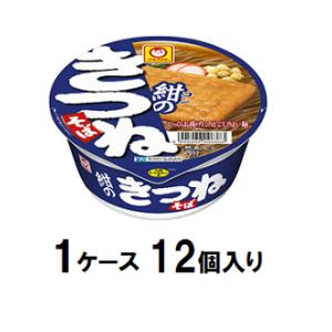 カップめん マルちゃん 紺のきつねそば 88g（1ケース12個入） 東洋水産 コンノキツネソバ88GX12