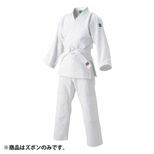 【返品種別A】□「返品種別」について詳しくはこちら□※画像は使用イメージです。帯・上衣は別売になります。◆初心者より中級者まで幅広く愛されている「大和魂」ブランド柔道衣◆ソフトで肌触りが良く、上衣前合わせが良い◆生地にコシがあり、いつまでも型崩れしない◆ブランドマーク入り■　仕　様　■サイズ：3身長：158〜167cmカラー：ホワイト素材：綿100％[HYKJSYP3]九櫻アウトドア＞武道・格闘技＞柔道＞柔道衣＞師範・一般用