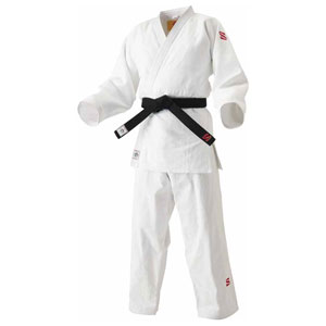 九櫻 選手用 柔道衣(新規格) 上下セット(ホワイト・L体:4.5L) HYK-JOEX45L IJF・全日本柔道連盟認定