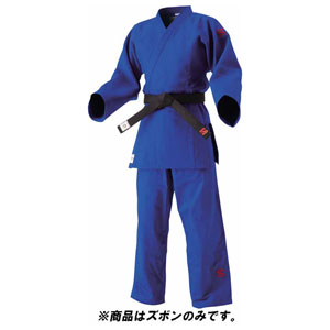 HYK-JNEXP15 九櫻 選手用 柔道衣（新規格） ズボンのみ（ブルー・レギュラーサイズ：1.5） IJF・全日本柔道連盟認定