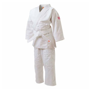 HYK-JSLS1 九櫻 女子用 一重織柔道衣 上下セット（ホワイト・S1） 「さくら」