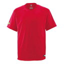 デサント ベースボールシャツ(RED・サイズ:S) DS-DB202-RED-S DESCENTE ベースボールシャツ(Vネック)(4)