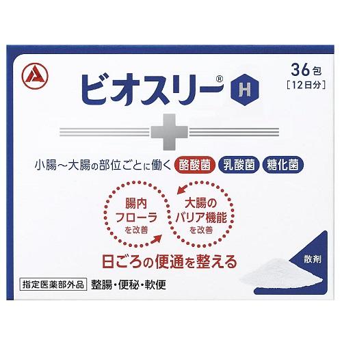 【返品種別B】□「返品種別」について詳しくはこちら□※商品画像とデザイン・カラーが異なる場合がございます。予めご了承下さい。◆3種の共生する活性菌が腸内で有用菌を増やし、腸内フローラを改善することで、腸を整えます。◆乳酸菌だけでなく、糖化菌、酪酸菌を加えた3種の活性菌を配合しています。◆糖化菌、乳酸菌、酪酸菌が小腸から大腸まで生きたまま届きます。■効能：整腸（便通を整える）、便秘、軟便、腹部膨満感■用法・用量：次の量を食後に服用してください。成人（15歳以上）：1回量1包、1日服用回数3回3カ月以上15歳未満：1回量1/2包、1日服用回数3回3カ月未満：服用しないこと■成分：3包中糖化菌：150mgラクトミン（乳酸菌）：30mg酪酸菌：150mg添加物：ポリビニルアルコール（完全けん化物）、ポビドン、乳糖水和物、バレイショデンプン■商品区分：医薬部外品発売元、製造元、輸入元又は販売元：アリナミン製薬商品区分：医薬部外品広告文責：上新電機株式会社(06-6633-1111)日用雑貨＞健康食品＞胃腸関連（指定医薬部外品）