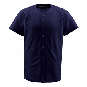 DS-JDB1010-NVY-150 デサント ジュニア 野球・ソフトボール用ユニフォームシャツ（NVY・サイズ：150） DESCENTE　ジュニアフルオープンシャツ 1