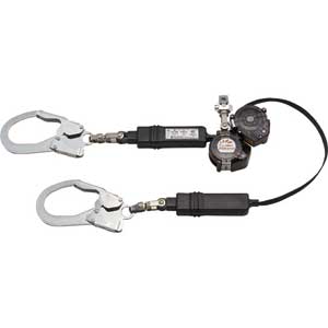 タイタン リブラ ロック装置付巻取器 タイプ1ランヤード ダブル HL-MW 墜落制止用器具 巻取式ランヤード 墜落制止用器具 巻取式ランヤード