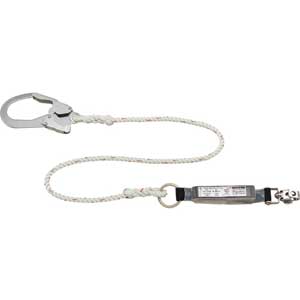 【返品種別B】□「返品種別」について詳しくはこちら□◆ロープタイプのスタンダードなランヤードです。■　仕　様　■厚生労働省「墜落制止用器具の規格」適合品タイプ1ランヤードD環側コネクタ：DJMR（回転機能付）フック：No.56（軽量タイプ）径(mm)：10長さ(mm)：1700フック口開き(mm)構造物側：50フック口開き(mm)人体側：8材質…・ストラップ：3ッ打ナイロンロープ・D環側コネクタ：スチール・フック：スチール、アルミ合金質量：780g[HLR]サンコーアウトドア＞DIY・工具＞保護具＞墜落・落下防止用品