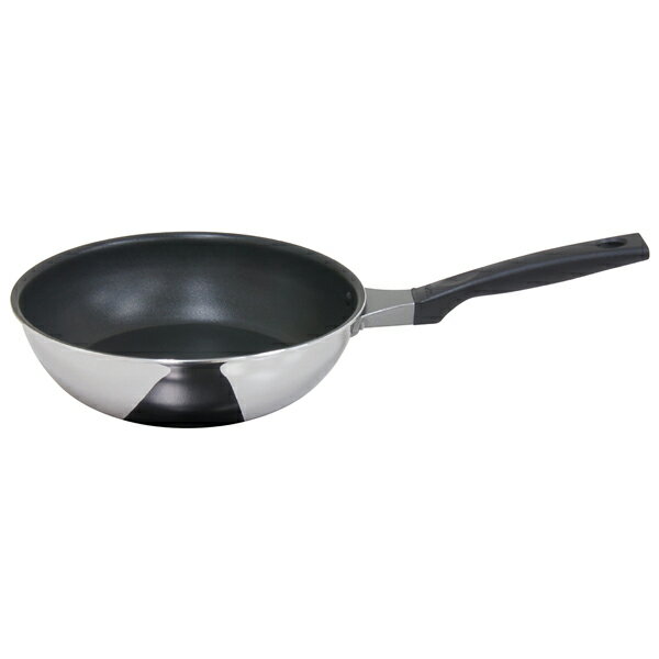 Ih/Gas Compatible - ウルシヤマ金属工業 【IH対応】ディープフライパン 24cm 12184 IH ルミエール [12184]