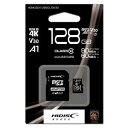 HDMCSDX128GCL10V30 HIDISC 4K対応 microSDXCメモリーカード 128GB Class10 UHS-I