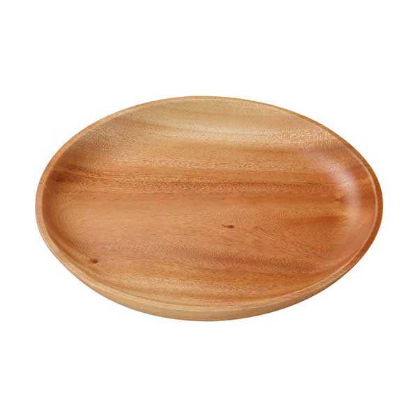 キャプテンスタッグ ウッドブレス 丸型プレートφ22cm UP-2553