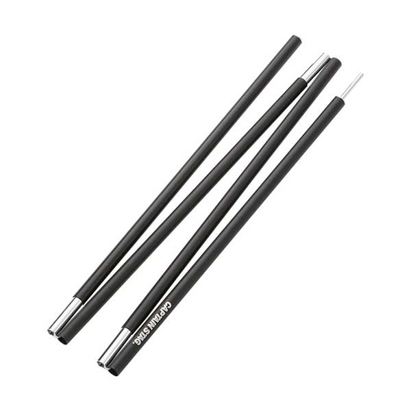 キャプテンスタッグ アルミポールφ16x1800（4本つなぎ）BK UA-4513