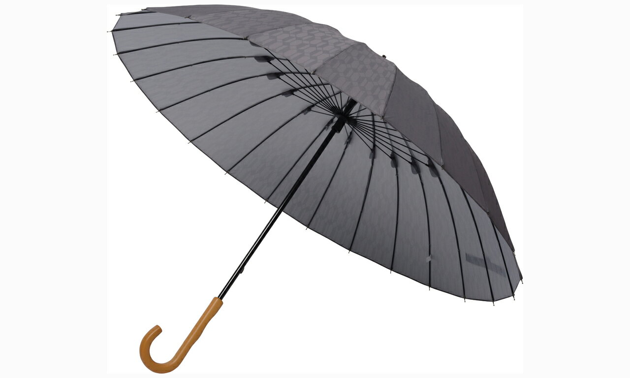 mabu 超軽量24本骨傘 江戸(銀)直径103cm SMV-40293 [SMV40293]