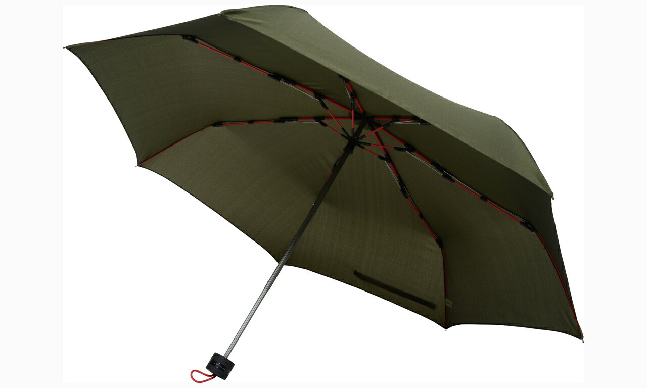 mabu 7本骨 高強度折りたたみ傘 ストレングスミニ(カーキー)直径98cm SMV-40354 ストレングスシリーズ [SMV40354]