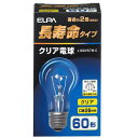 L100V57W-C ELPA 長寿命クリア電球 60W形 ELPA L100V57WC