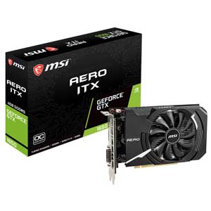 GTX1650AEROITX4GOC MSI PCI-Express 3.0 x16対応 グラフィックスボードMSI GeForce GTX 1650 AERO ITX 4G OC