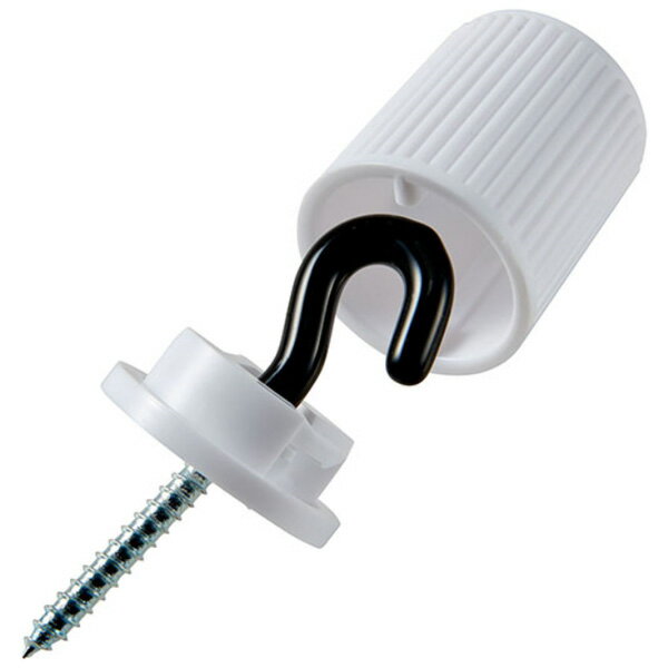 ELPA コードハンガー ヒートン付 ホワイト B-50NH [B50NH]