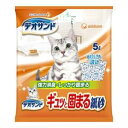 猫砂 デオサンド ギュッと固まる紙砂 5L ユニ・チャーム デオサンドカタマルカミスナ5L