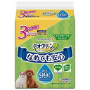 ペット用品　ペットウェット　ペットシート　犬用品　猫用品 デオクリーン 純水99％ウェットティッシュ つめかえ用 70枚×3個パック ユニ・チャーム デオCジユンスイ99テイシユカエ3P