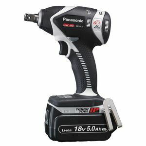 パナソニック 18V5.0Ah充電インパクトレンチ(グレー) EZ75A3LJ2G-H Panasonic リチウムイオン電池LJ