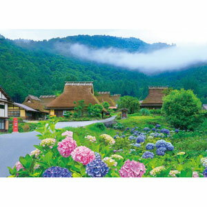 エポック社 日本の風景 美山町の茅葺民家(京都) 500ピース【05-118】 ジグソーパズル