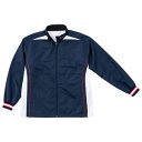 CON-CB182500S-2911-L コンバース 男女兼用 ウォームアップジャケット(裾ボックスタイプ)(ネイビー×ホワイト・サイズ:L) CONVERSE