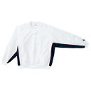 CB182113S-1129-XO コンバース 男女兼用 Vネック ウォームアップジャケット(ホワイト×ネイビー・サイズ:XO) CONVERSE
