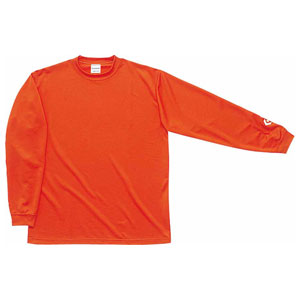 CON-CB291324L-5600-S コンバース メンズ ロングスリーブTシャツ　長袖（オレンジ・サイズ：S） CONVERSE