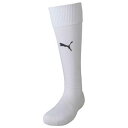 PAJ-729880-04-21 プーマ LIGA ジュニア ストッキング(プーマホワイト・サイズ:19〜21cm) PUMA ジュニア サッカー・フットサル用...