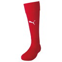PAJ-729880-01-18 プーマ LIGA ジュニア ストッキング(プーマレッド・サイズ:16〜18cm) PUMA ジュニア サッカー・フットサル用ス...