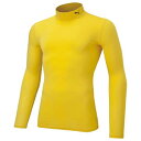 PAJ-656331-07-S プーマ メンズ コンプレッション モックネック LS シャツ(サイバーイエロー・サイズ:S) PUMA サッカー・フットサル用イ...
