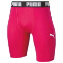 プーマ メンズ コンプレッション ショートタイツ(ラズベリー・サイズ:S) PAJ-656333-11-S PUMA コンプレッション ショートタイツ