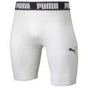 PAJ-656334-04-150 プーマ コンプレッション ジュニアショートタイツ(プーマホワイト・サイズ:150cm) PUMA コンプレッション ジュニア...