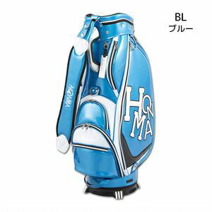 【100円OFF■当店限定クーポン 6/24 23:59迄】HONMA-CB1908-BL 本間ゴルフ 2019年 Dancing HONMA エナメルモデルキャディバッグ（ブルー・9.0型） HONMA