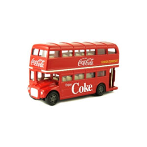 Coca-Cola Collectibles 1/64 ルートマスター ロンドン ダブルデッカー バス【464001】 ミニカー