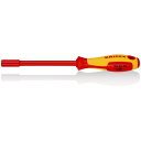 絶縁ドライバー 98 03 06 クニペックス 絶縁ナットドライバー 1000V 6.0mm KNIPEX(4)