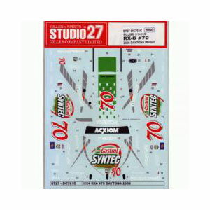 スタジオ27 1/24 マツダRX-8 デイトナ 2008 #70 デカール【DC761C】 デカール