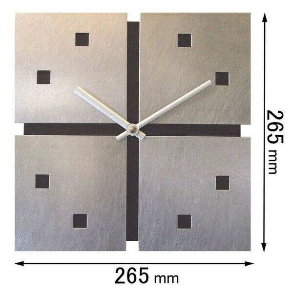 フォーカス・スリー 掛け時計 Focus Three　ジョイントクロック（ブラウン） V-50(BR) [V50BR]【返品種..