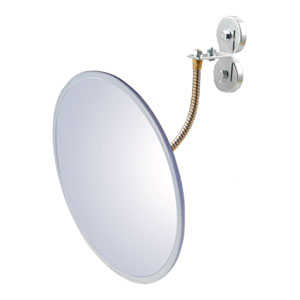 信栄物産 防犯ミラー室内用 マグネットタイプ 丸型 直径440mm（グレー） H-45M