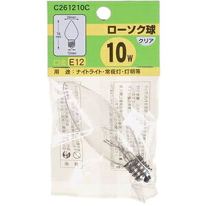 Other - ヤザワ ローソク球 10W（クリア） C261210C YAZAWA [C261210C]
