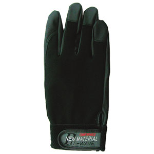 210431K-18 おたふく手袋 PU-WAVE （ブラック・Lサイズ） 手袋