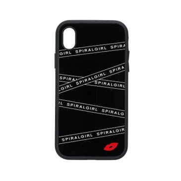 I32BGI12S サンクレスト iPhone XR用 衝撃吸収ケース IJOY ブランドコラボ SPIRALGIRL(ロゴリップ)