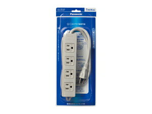 パナソニック OAタップ(4個口 1m)グレー WCH-2314HP Panasonic [WCH2314HP]