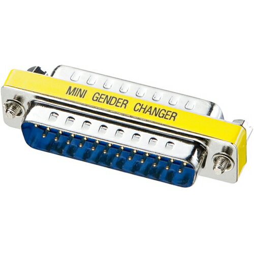 サンワサプライ ジェンダーチェンジャー（D-sub系コネクタ） D-sub25pinオス ミリネジ（M2.6）-D-sub25..